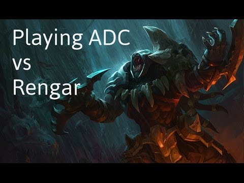 What it feels like playing ADC against Rengar