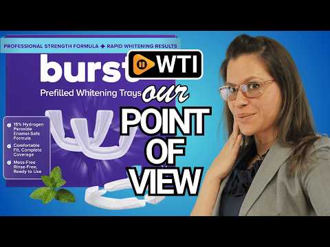 BURST Prefilled Teeth Whitening Trays (6 Trays/3 Treatments) |15% Hydrogen Peroxide for Professional-Level Results | Flexible 360° Teeth Whitening Gel Trays | Aloe - WTI product video review