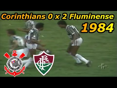 Fluminense 2 x 0 Corinthians, Brazilian Championship 1984, commentary by Jorge Curi and Edson Mauro