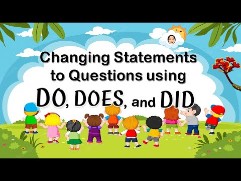 Changing Statements to Questions Using DO, DOES, and DID | English Grammar | Teacher Beth Class TV