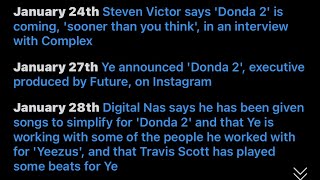 DONDA 2 FULL HISTORY + NEW DETAILS | Kanye West
