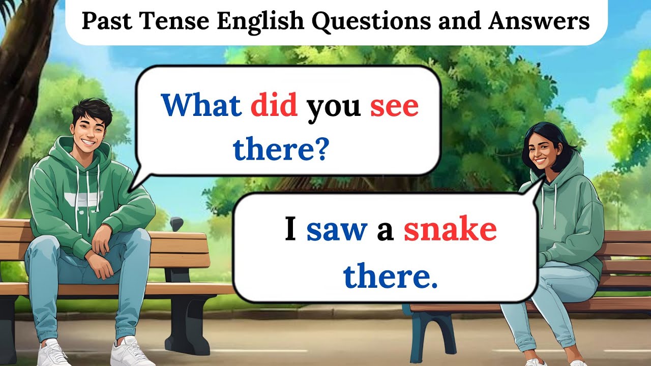 Past Tense English Questions and Answers | English Speaking Practice For Beginners | Learn English