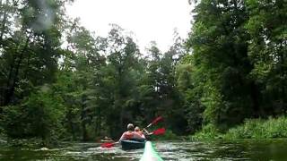 preview picture of video 'Canoeing, the Rospuda river, North East Poland'