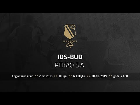 Skrót spotkania IDS-BUD - PEKAO S.A. ( Legia Biznes Cup Zima 2019 )