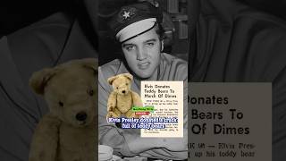 Elvis DONATED his teddy bears to sick children 🧸#elvispresley #charity #shorts #facts #whatsapp