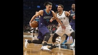 林書豪Jeremy Lin's Offense & Defense Highlights 2016-02-22 Hornets VS Nets