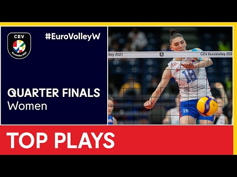 Top Plays Quarter Finals - #EuroVolley W