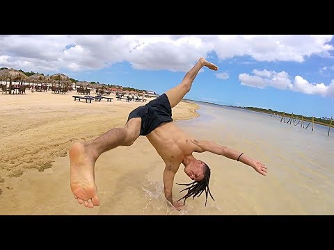 Bboy Bart - Powermoves In Beach 2017 Awesome