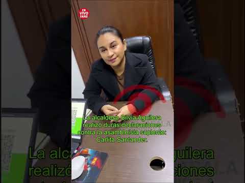 Alcaldesa De El Carmen Rivero Torres Reclamando a Carlita Santander #noticias #alcaldesa