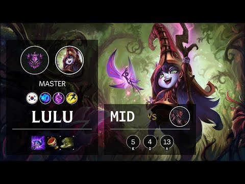 Lulu Mid vs Lucian - KR Master Patch 10.7