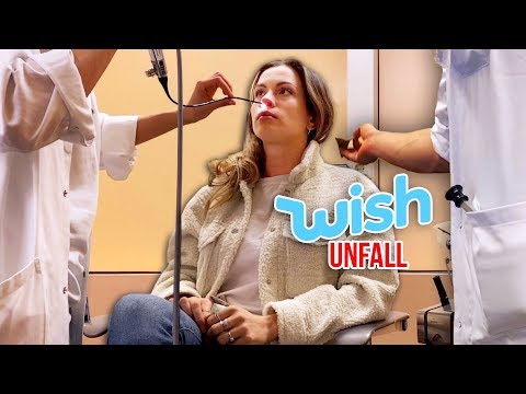 Im KRANKENHAUS wegen WISH Produkt Test gelandet.