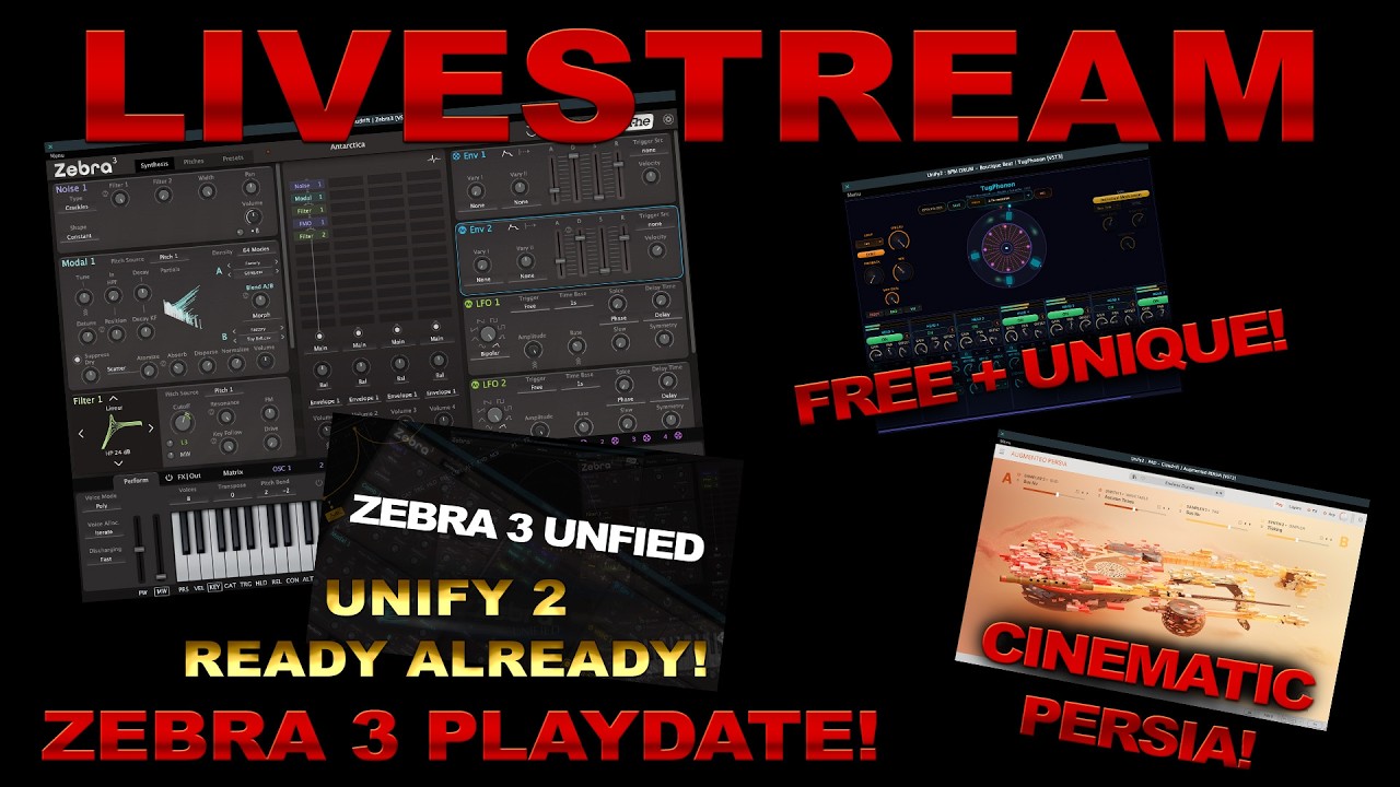 #442 April 25, 2026 - Zebra 3 Playdate (It's Unified Already too) + Cool Plugs Shared!