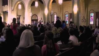 Flash mob wedding: Come What May