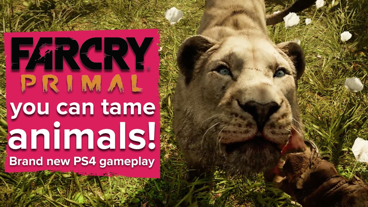 Far Cry Primal gameplay - you can tame animals!