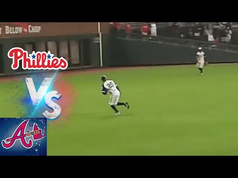 Phillies vs. Braves Game Highlight (4/10/21)|Cristian Pache game winning catch