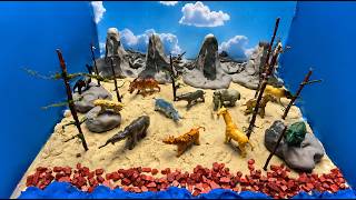 Download lagu Meet the Amazing Prehistoric Animals! | Epic Prehistoric Diorama| Learn Prehistoric Animal Names! mp3