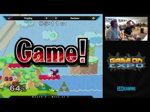 Game On Expo Melee Round 3 - Yingling (Falco) vs Bachelor (Sheik)
