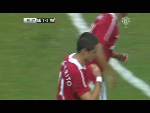 MLS All Stars 2 - 5 Manchester United Havier Hernandez - Chicharito Amazing Goal At His Debut HD