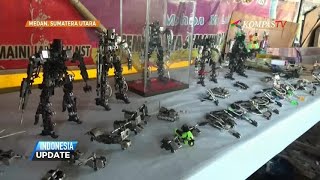 Download lagu Kreatif! Pria Ini Ubah Korek Api Bekas Jadi Miniatur Robot mp3