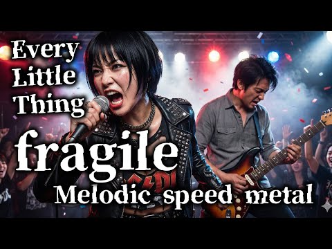 【Every Little Thing】fragileをメタルカバーしたらカッコ良すぎた/AI METAL COVER/AIカバー
