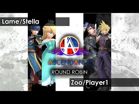 Smash 4: Lame/Stella V Zoo/Player1 - Ascendance 15 Tournament SSB4