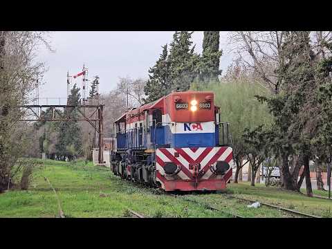 EMD GR12 6603 + 6604 saliendo livianas de Villa María