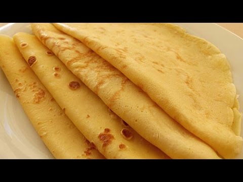Basic French Crepes Recipe - Crepe Batter just in a minute