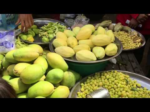 Amazing Asian Street food Tour In Cambodia - Cambodian Village Food At Oudong Video