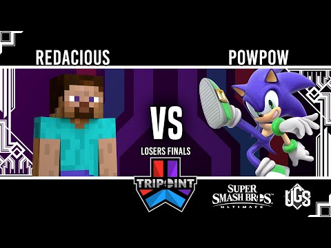 Tripoint Smash 132 - Losers Finals - Redacious(Steve) Vs. PowPow(Sonic)