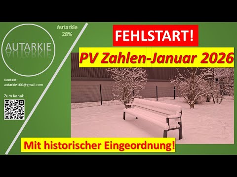 Solar-Schock Januar 2026: PV-Zahlen enttäuschen! (496)