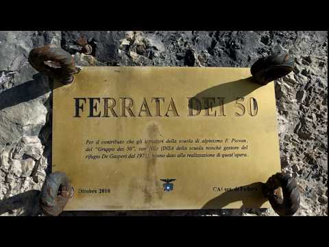 Ferrata dei 50🧗Rifugio De Gasperi🏡Creton di Culzei m. 2458