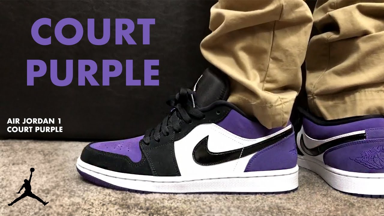 Watch Now Air Jordan 1 Low Court Purple Review and On Feet Air Jordan 1 Low Court Purple Review and On Feet