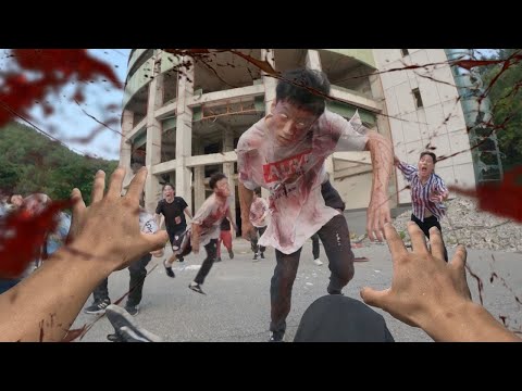 ZOMBIE ESCAPE 🇰🇷 [PARKOUR POV]