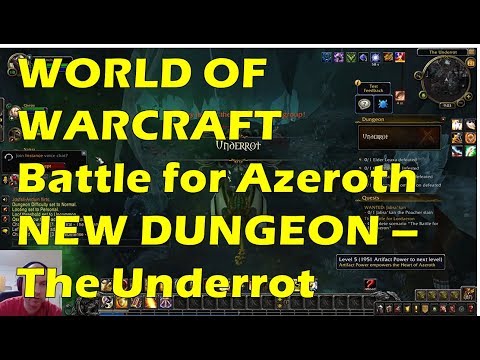WOW: BFA - NEW DUNGEON - The Underrot - Prot Paladin POV