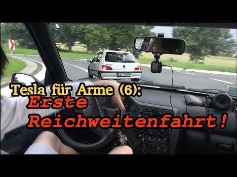 Tesla für Arme (Peugeot 106 electric, electrique) Teil 6: Erste Reichweitenfahrt!