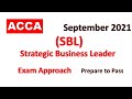 SBL - Day 01 - September 2021 - Strategic Business Leader ACCA Exam Approach Webinars | MNN