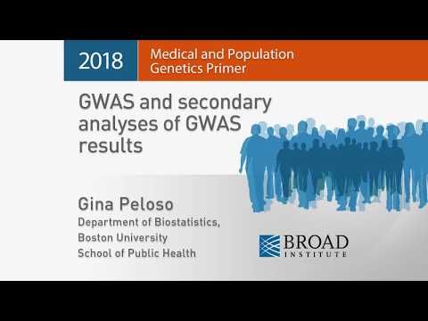 MPG Primer: GWAS and secondary analyses of GWAS results (2018)