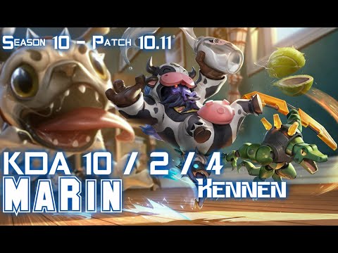 MaRin KENNEN vs AATROX Top - Patch 10.11 KR Ranked