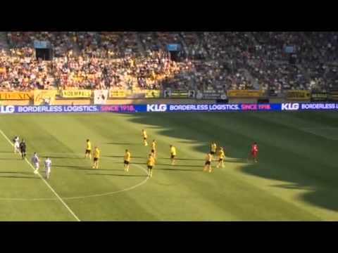 Eerste wedstrijd als een van de sponsors van Roda JC.