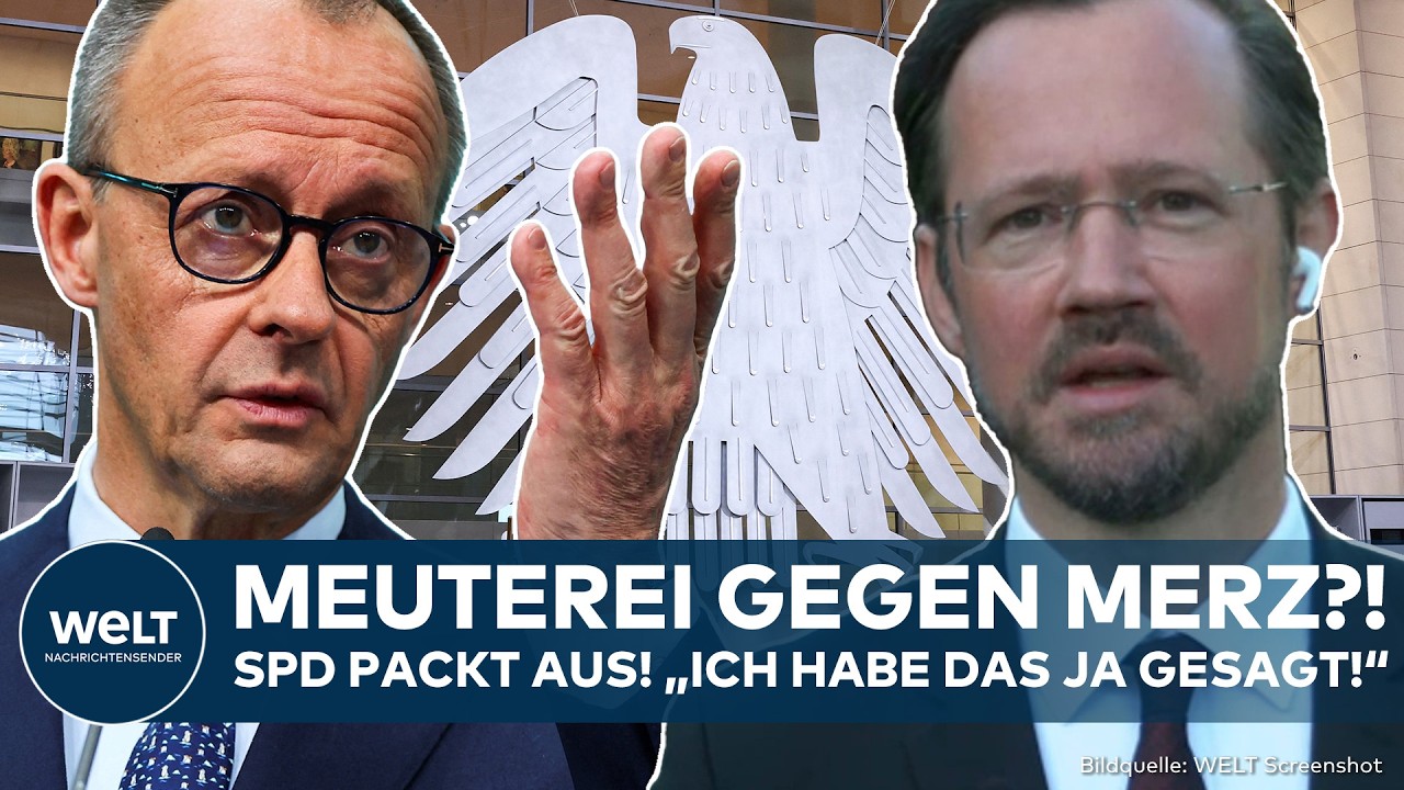 DEUTSCHLAND: Meuterei gegen Merz? Kanzler in der Krise! SPD äußert sich zum Wechsel im Kanzleramt