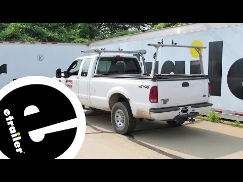 Thule TracRac SR Sliding Truck Bed Ladder Rack with Cantilever Installation - 2004 Ford F-250 and F-