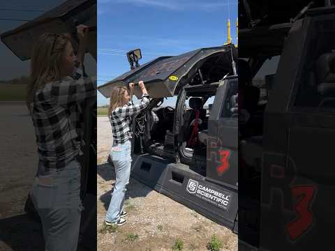 This $300,000 modified beast truck takes on storms in America’s tornado alley…😱 @ReedTimmerWx