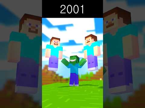 Evolution of Merge STEVE & ALEX - Minecraft Animation
