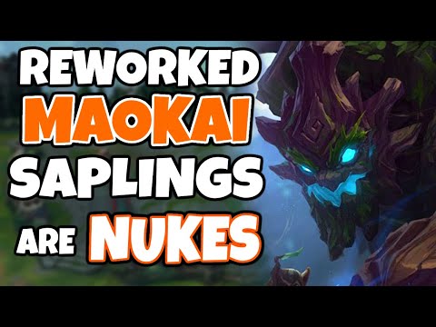 AP MAOKAI SAPLINGS are now NUKES after his MINI REWORK - New Maokai Changes | League of Legends