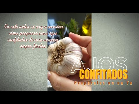 🟢 Receta de Ajos confitados 🧄