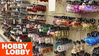 HOBBY LOBBY CHRISTMAS DECORATIONS CHRISTMAS ORNAMENTS DECOR SHOP WITH ME SHOPPING STORE WALK THROUGH