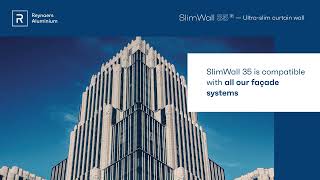 Reynaers SlimWall 35 függönyfal rendszer