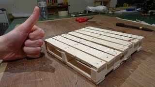 Miniature Pallet Made From Pallet: 2017 Pallet Up Cycle Challenge