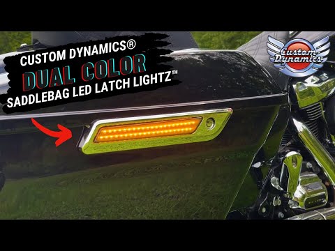Dual Color Saddlebag LED Latch Lightz™ for 14-21 H-D™ Touring 💥