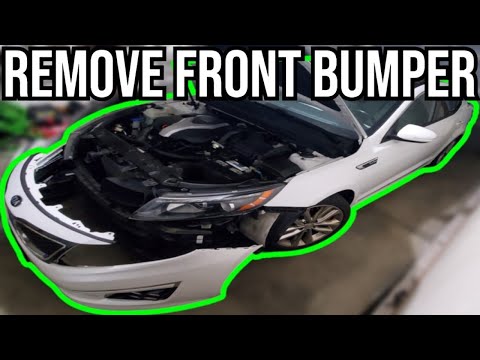 HOW TO REMOVE FRONT BUMPER ON KIA OPTIMA | DIY | STEP BY STEP